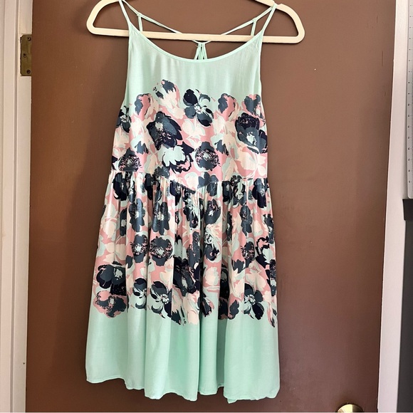 Intimately Free People Floral Strappy Back Summer Dress - Picture 5 of 9